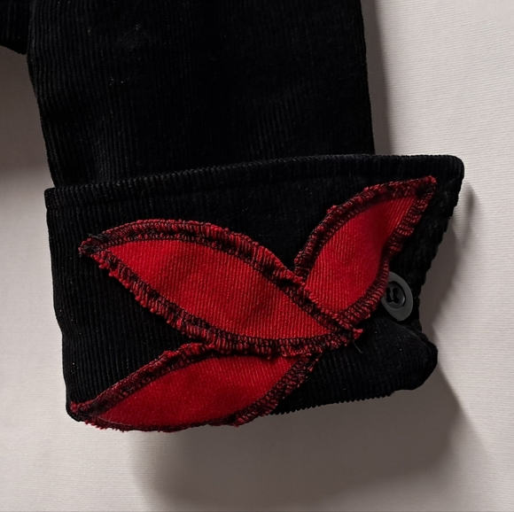 Patchwork Corduroy Jacket Size M - Picture 3 of 4